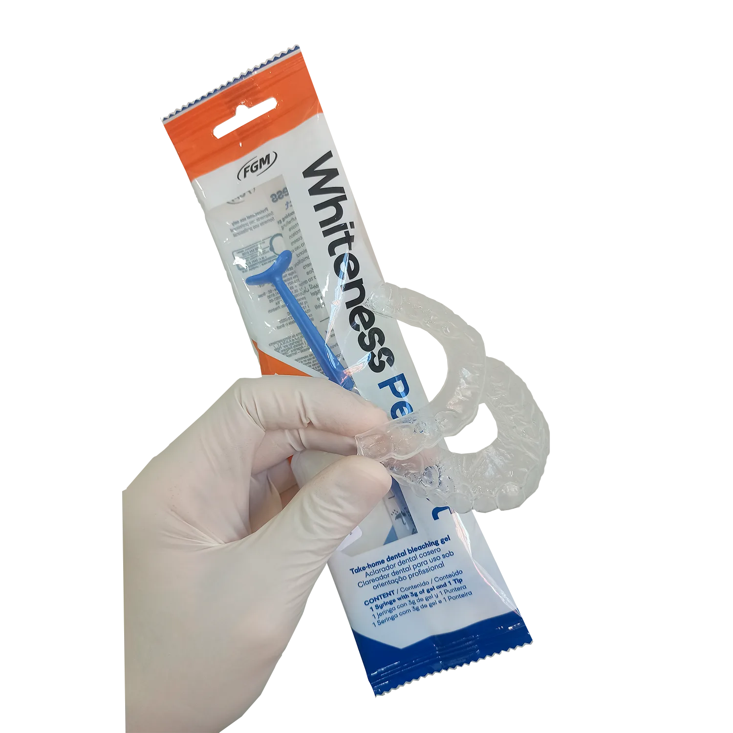 Kit de blanqueamiento dental con cubetas y gel peróxido